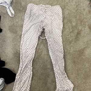 Roller rabbit pink hearts pajama set in size xs!